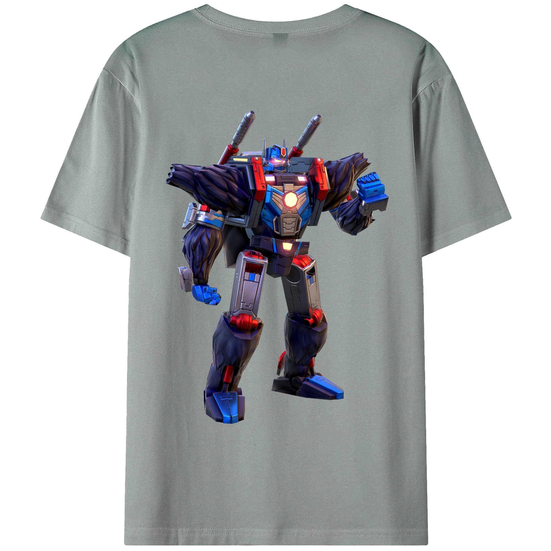 （画像用）  綿100％ メンズ半袖Tシャツ（バックプリント） 通気性